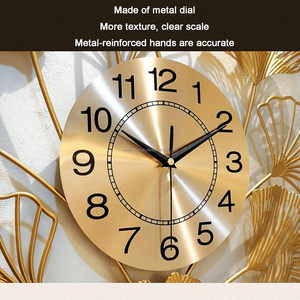 Relojes de pared de metal decorativos de inspiración vintage para la decoración clásica del hogar Reloj de pared premium a la venta a los mejores precios - Product Image 5