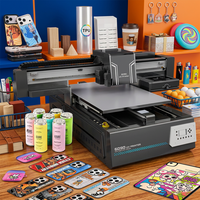 Printer UV Flatbed 6090 DX7 XP600 I3200HD Print Head PVC/ Telur/Kartu/Botol/Bola Golf/Casing Ponsel/TPU Patch Printer 600x900mm