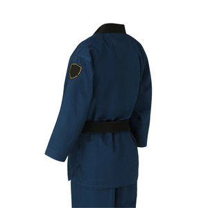 Uniforme de Taekwondo Rouge en Gros Prêt à Expédier – Combinaison Unisexe Adulte Durable pour l'Entraînement avec Ceinture Noire et Logo AS-TG-105 - Product Image 6