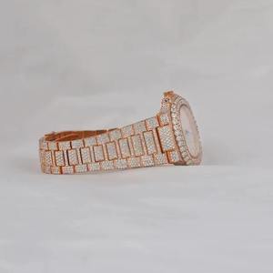 Reloj de Pulsera de Diseño con Diamantes de Moissanita Premium, para Hombre y Mujer, Elegante Regalo para Fiestas, Colección - Product Image 2