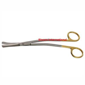 Tijeras Manuales de Acero Inoxidable BISONS para Cirugía Plástica, Tipo Wilkinson, Curvas, con Punta de Pico de Pato, Supercorte - Product Image 2