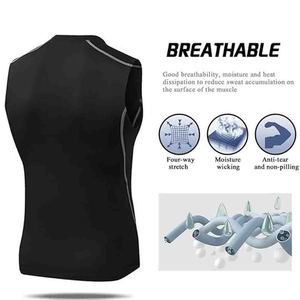 Camiseta sin mangas de secado rápido para hombre, para correr, entrenar, culturismo, gimnasio, baloncesto, camisetas sin mangas transpirables para hombre - Product Image 5