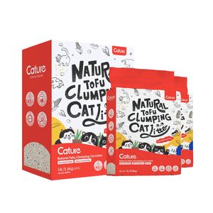 CATURE - Litière pour chat au tofu et fibres de soja, agglomération rapide, faible poussière, contrôle des odeurs, biodégradable pour l'exportation OEM/ODM - Product Image 6