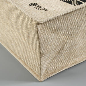 Strong Handle Jute Shopping Bag for Heavy <b>Weight</b> Grocery Carrying - Product Image 5