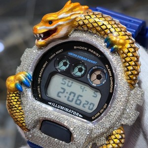 Reloj Deportivo Digital con Diseño de Dragón, Cristal de Zafiro, Estilo Hip Hop Unisex - Product Image 4
