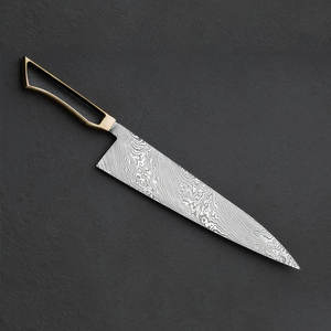 Cuchillo de Chef de Acero de Damasco Hecho a Mano, Cuchillo de Cocina Profesional, Herramienta de Cocina Premium, Diseño Equilibrado para Chefs y Servicios de Catering - Product Image 5