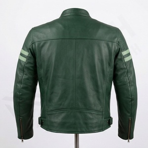 Chaqueta de Motociclista de Cuero Genuino para Hombre de la Mejor Calidad, Nueva Colección de Invierno, Chaquetas de Motocicleta con Protecciones Desmontables Personalizadas - Product Image 2