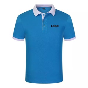 Personnalisez votre logo d'entreprise, t-shirts uniformes d'entreprise, chemises anti-rides 100% polyester, unies, brodées, pour hommes - Product Image 6