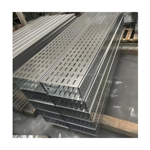 Hot <b>Dip</b> Galvanized Perforated Cable Tray Ventilated Cable Management System for Industrial and Electrical Installations - Product Image 1