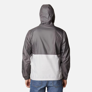 <b>Mens</b> Lightweight Hooded Windbreaker <b>Jacket</b> Casual Zip Up Outdoor <b>Running</b> Sports Coat Breathable Color Block Waterproof - Product Image 2
