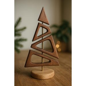 Arbre de Noël en bois et MDF, décoration festive pour la maison, pour la saison de Noël, modèle RR ENTERPRISES RR202515915 - Product Image 2