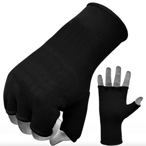 Guantes interiores elásticos de medio dedo para boxeo, MMA, gimnasio, protección de nudillos, vendas para manos, soporte de muñeca de spandex, unisex - Product Image 3