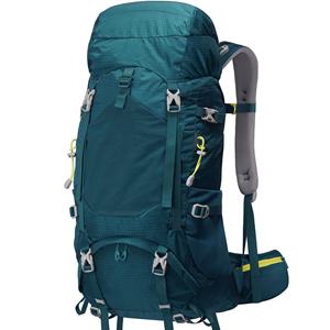 Sac à dos de randonnée vert pour l'extérieur, résistant à l'eau, multi-poches, sac à dos de trekking pour une journée - Product Image 3