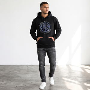 Sweat à capuche personnalisé vintage délavé effet soleil, imprimé brodé, respirant, en molleton épais 220 g/m², coupe oversize, streetwear - Product Image 3