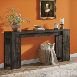 Wooden Console <b>Table</b> for <b>Sofa</b> Entryway or Accent Placement - Product Image 1