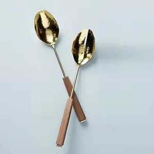 Stainless Steel Salad <b>Servers</b> Set Serving Spoon Fork Elegant Design for Dining and <b>Buffet</b> Use - Product Image 4