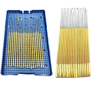 Ensemble de micro-dissecteurs manuels en titane Rhoton, best-seller, en acier inoxydable, certifié CE, instruments de neurochirurgie par Blink - Product Image 2