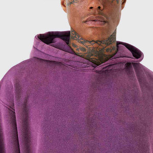 Sudadera con Capucha Unisex Vintage de Invierno, Lavado Ácido, 100% Algodón, Transpirable, Cómoda, Moderna, Talla Grande - Product Image 5