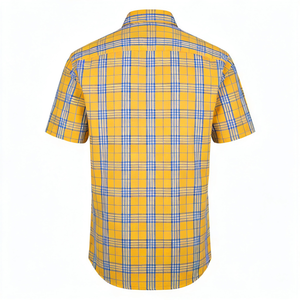 เสื้อเชิ้ตผ้าแคนวาสผู้ชาย แขนสั้น คุณภาพสูง แห้งเร็ว สีพื้น บริการ OEM โรงงานขายส่ง ผู้จัดจำหน่าย - Product Image 2