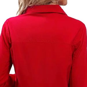 Chaqueta Vaquera Informal de Manga Larga para Mujer a Precio Económico, Chaqueta Vaquera de Invierno Moderna para Mujer al por Mayor - Product Image 6