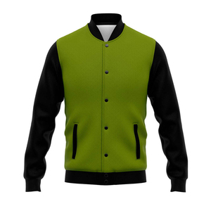 2026 Baseball <b>Jackets</b> Customizable Logo Letterman <b>Jackets</b> for Men & Women Stand Collar Button Front <b>Patchwork</b> Letterman <b>Jackets</b> - Product Image 1