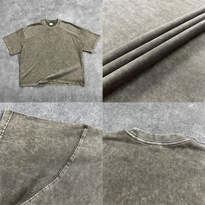 Camiseta de Corte Cuadrado, Alta Calidad, 100% Algodón, 275 g/m², Impresión de Logotipo Personalizado, Corte Recortado, Camisetas Cuadradas Personalizadas para Hombre - Product Image 4