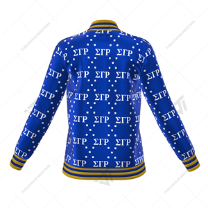 Chaqueta Reversible personalizada, Sigma, gama Rho, Sorority, bordada, Letterman - Product Image 6