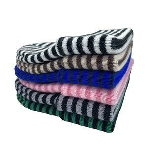 Premium quality Warm Winter Beanie Custom Logo Acrylic Striped Beanie Hat Cuffed Skull <b>Cap</b> for <b>Men</b> Women Custom - Product Image 6