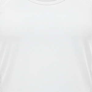 Camiseta deportiva sin mangas para mujer, blanca, transpirable, de malla, ajustada, con espalda descubierta, para verano, con logo personalizado, corte regular. - Product Image 3