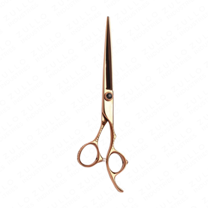 Professional Gold Hair Cutting Barber Scissors High Quality Stainless Steel Salon Shears Made in Pakistan Hairdressing <b>Tool</b> - Product Image 2