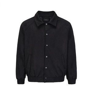 Chaqueta Cortavientos de Alta Calidad para Hombre, Chaqueta Bomber de Piel Sintética con Cuello Camisero Personalizado, Estilo Urbano - Product Image 5