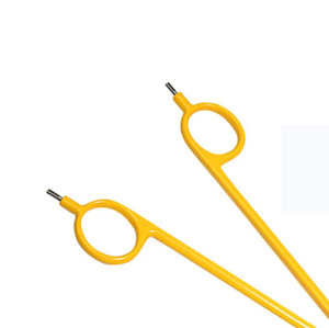 Tijeras Bipolares para Sellado de Vasos, 22 cm, Tipo Maryland, Reutilizables, de Acero Inoxidable, Instrumento Quirúrgico Eléctrico, CE ISO - Product Image 5