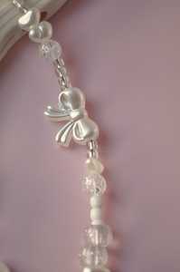 Correa para Teléfono con Cuentas de Corazón, Perla y Campana Dorada, Estilo Ligero, para el Día de San Valentín, Llavero - Product Image 4