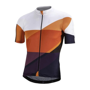 Maillot de cyclisme pour homme à manches courtes Pro Summer, 100% polyester, maille respirante, anti-UV, avec 3 poches arrière - Product Image 6