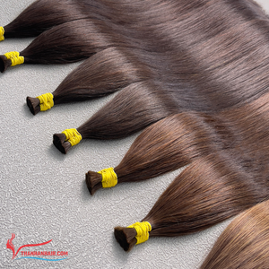 Extensiones de Cabello Natural Liso al Por Mayor Más Vendidas de Navidad, Paquetes de Cabello Humano Vietnamita 100% Natural, Extensiones de Cabello Virgen Sin Enredos ni Caída - Product Image 1