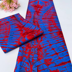 Siyara Leone ผ้าฝ้ายเคลือบขี้ผึ้งสไตล์แอฟริกันที่มีดีไซน์สองสีที่เป็นที่นิยมเหมาะสำหรับงานตัดเย็บเสื้อผ้างานฝีมือและงานควิลท์ - Product Image 1