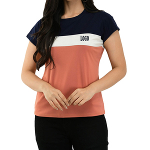 Custom Color Printed Women's <b>T</b>-<b>Shirts</b> High Street Fashion Trendy Look for Summer Wear Breathable Cotton Polyester Tshirts - Product Image 4