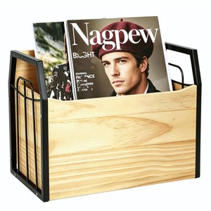 Porte-revues en bois recyclé artisanal et écologique - Vente en gros - Product Image 1