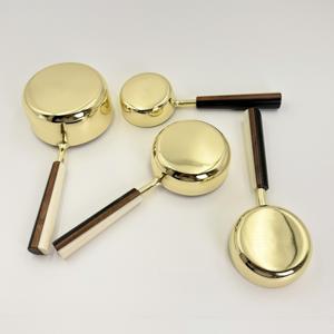 Juego de cucharas medidoras con mango largo de resina, de acero inoxidable 202, para medir café en polvo, cucharas medidoras para repostería - Product Image 5