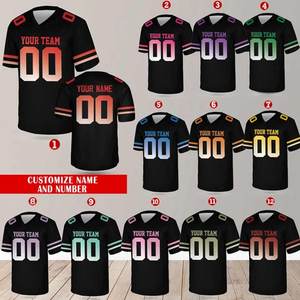 Jersey de Fútbol Americano Personalizado de Star Works Corporation - Jersey Deportivo Sublimado de Primera Calidad al por Mayor, Antibacterial, de Spandex/Algodón - Product Image 6