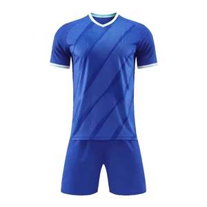 Uniformes de Fútbol de Manga Corta con Estampado de Poliéster/Algodón, OEM, Alta Calidad, Suministro Directo de Fábrica - Product Image 4