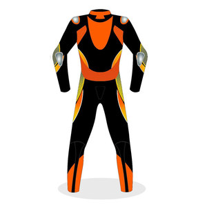 Combinaison de moto en cuir deux pièces conçue pour les motards recherchant la sécurité, coupe-vent, imperméable, personnalisée, hiver, équipement routier durable - Product Image 3