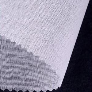 High Quality 23gram 60\" Width 100% Raw Polyester Nonwoven <b>Interlining</b> Scrim/Mex White Color Eco-Friendly Soft Smooth Vietnam - Product Image 1