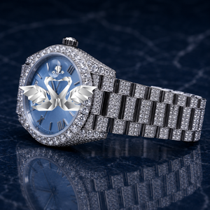 Certified Moissanite Diamond Watch Men Full Iced Out Luxury Stainless Steel Watch - Product Image 3