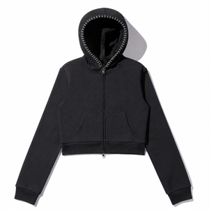 Sweat à capuche Whip Stitch avec broderie personnalisée OEM, style streetwear - Product Image 1