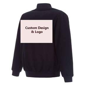 Veste en laine pour homme de qualité supérieure, exportée par Trex, style streetwear d'hiver, manches en satin, mélange de laine, veste de style universitaire, veste varsity, modèle simple - Product Image 6