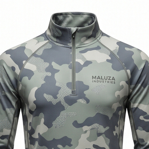 เสื้อเชิ้ตแขนยาวลายพราง MALUZA คุณภาพสูง ระบายอากาศได้ดี ป้องกันแสงแดด UPF50 แห้งเร็ว เสื้อผ้ากลางแจ้งสำหรับผู้ชาย - Product Image 3