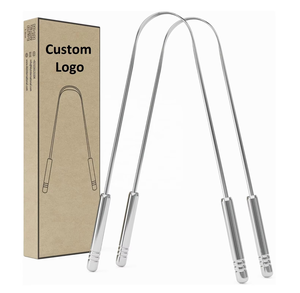 ที่ขูดลิ้นสแตนเลสคุณภาพสูง ป้องกันแบคทีเรีย เพื่อสุขอนามัยในช่องปาก - Product Image 3