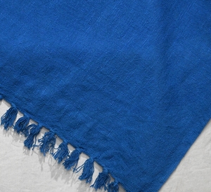 Manta de Sofá de Viaje Moderna, 100% Algodón Orgánico, Hecha a Mano, de Lujo, Ecológica, para Todas las Estaciones, con Estampado a Bloque, Tejida y Transpirable - Product Image 5