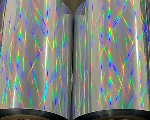 Vinilo Holográfico Cromado Arcoíris de Alto Brillo, Lámina Iridiscente Autoadhesiva a Granel, Resistente al Agua, para Manualidades y Decoración - Product Image 2